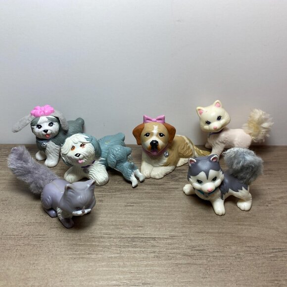 Kenner Other - 1990s Littlest Pet Shop Tonka Kenner Beethoven Dog Fluffy Tails Mom with Baby